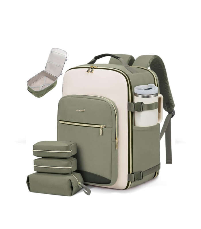 LOVEVOOK 40L Travel Backpack for Women & Men